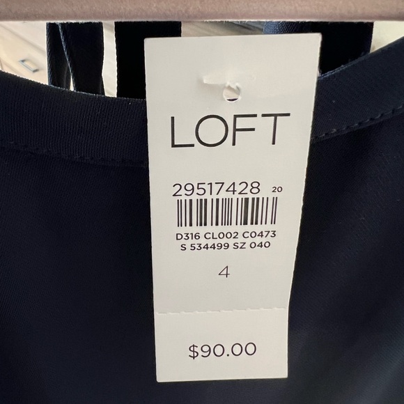 Loft tie back flutter shift dress - Picture 6 of 6